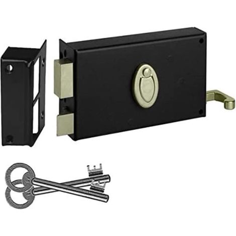 ABUS fd0727207 a sua H 4 G T G Serratura da Applicare a tirare/orizzontale con chiusura a chiave per apertura esterno sinistro 80 x 140