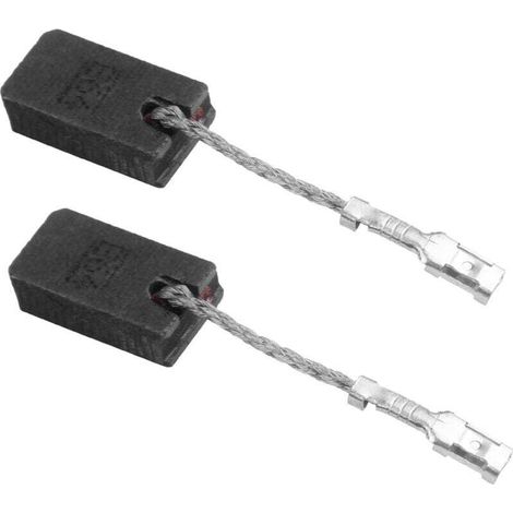 Lot de 2 balais de charbon pour moteur charbon de meulage balais de charbon de rechange électriques pour outils électriques pièces de rechange pour meuleuse d'angle Bosch GWS14-150