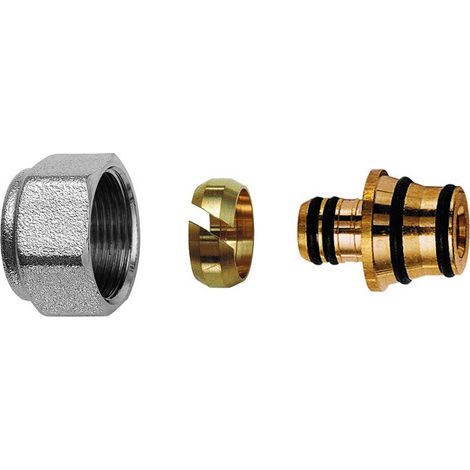 ADATTATORE PER TUBO MULTISTRATO CON CALOTTA ø16X2 MM   FAR RUBINETTERIE