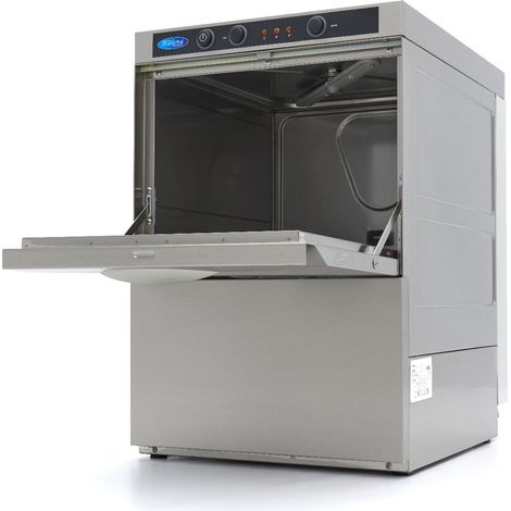 Lave-verres professionnel silencieux 35x35cm - Pompe de rinçage - Économie d'eau - Maxima