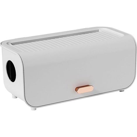 Organizzatore di cavi, scatola per cavi, scatola per cavi impermeabile, scatola per cavi da giardino impermeabile, distributore di cavi, pressacavo, scatola per cavi da esterno, 1 pezzo, 30,7 x 13,5 x (1/5)