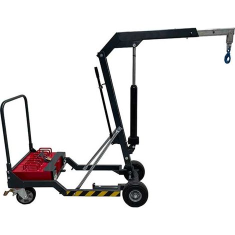 Gru a bandiera mobile - Sollevamento max 2380 mm - Carico max 200 kg - Portata 1000 mm - Cantiere - Officina - Industria - 300820