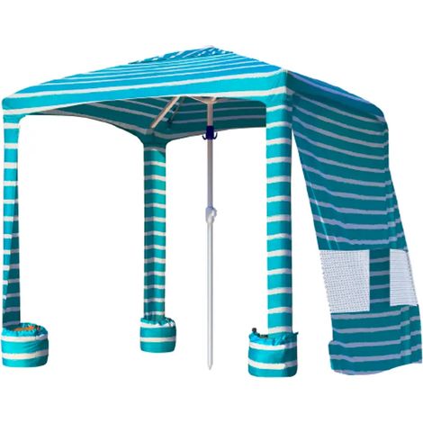 Ombrellone Gazebo per Spiaggia cm 173x173 Comfort, protezione e stile in riva al mare