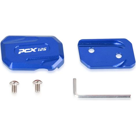 (Bleu PCX125) 2023 Pièces Moto Compatibles pour HONDA PCX125 pcx 125 2018-2023 Béquille Agrandissante Support Extension de Support de Pied Plaque de Support Latéral maxpower (1/3)