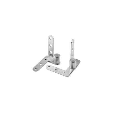 Bisagra giratoria para puerta - 2 piezas. Bisagra para puerta de muebles de alta resistencia, sistema de rotación de 270 grados para estanterías, armarios, alacenas y almacenamiento - Crezuo