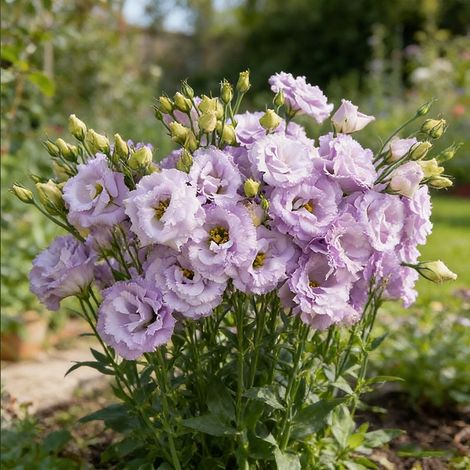 Lisianthus Couleur Lavande – 1000 Graines d’Eustoma, Fleur Douce et Romantique pour Massifs et Pots (1/5)
