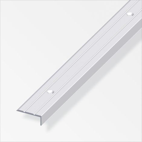 alfer Abschlussprofil 1 m, 25 x 10 mm Aluminium eloxiert silber Winkelprofile (1/2)