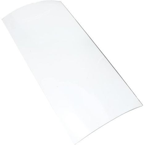 Tuile de Verre pour Toiture de Pavillon, Décoration Jardin Extérieur, Résistante à Pluie et Incassable, 400X190X4 MM (1/5)