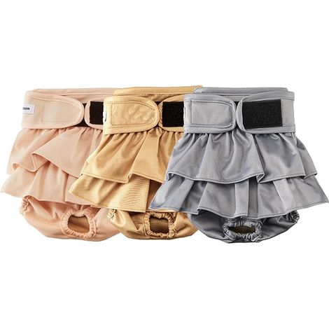 Réutilisables Couche Chien Femelle, pour Les chaleurs, Incontinence(XXL)  culotte chiennes chaleurs，couche pour chien，culotte chien，couche pour chiennes en chaleur，couche lavable chien (1/4)