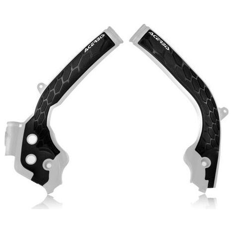 PROTECTORES DE CHASIS ACERBIS X-GRIP KTM EXC / EXC-F '17-'19, SX / SX-F '16-'18, HUSQVARNA FC / TC '16-'18, FE / TE '17-'19 COLOR NEGRO / GRIS