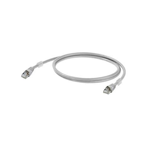 Weidmüller 1165940040 RJ45 Câble réseau, câble patch CAT 6a S/FTP 4.00 m gris certifié UL 1 pc(s)