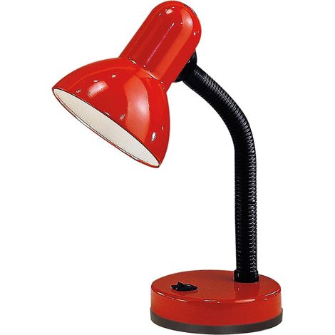 Lampe de table rouge basique (1/4)