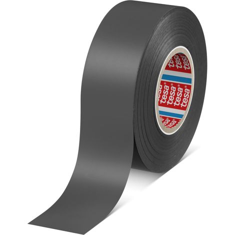 Ruban isolant Tesa Premium Soft en PVC Gris 33m x 25mm x 0.126mm ( Prix pour 1 )