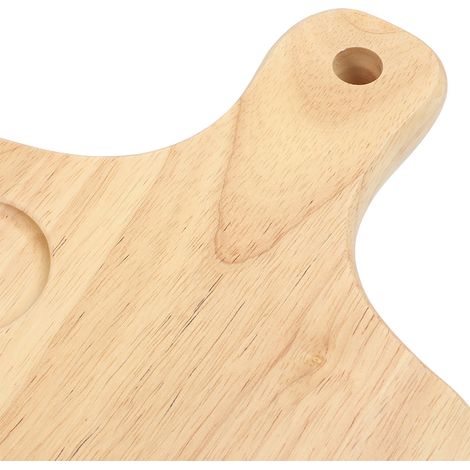 Planche à découper rectangulaire rainurée pour pizza, pain et fromage, avec poignée, outil de cuisine pour la maison (1/5)