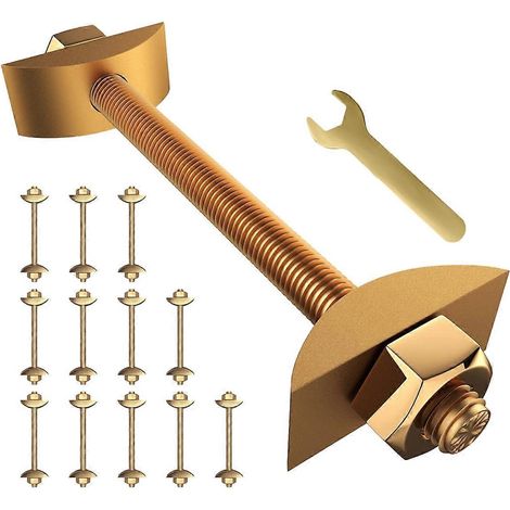 Boulons de connexion pour comptoir, fixations pour joints de comptoir, lot de 12 (1/5)