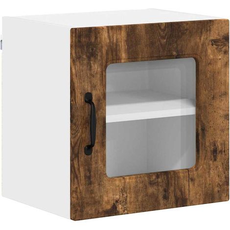 Meuble mural de cuisine,Armoire de cuisine avec étagère Chêne fumé 40 x 31 x 40 cm CFW28668 (1/5)
