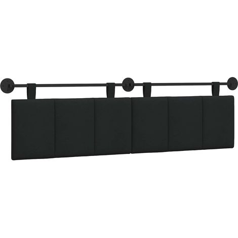 Maison Exclusive - Hängendes Kopfteil Schwarz Stoff