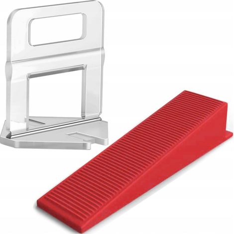 Ampia confezione da 500 clip + 100 cunei da 3 mm (1/4)