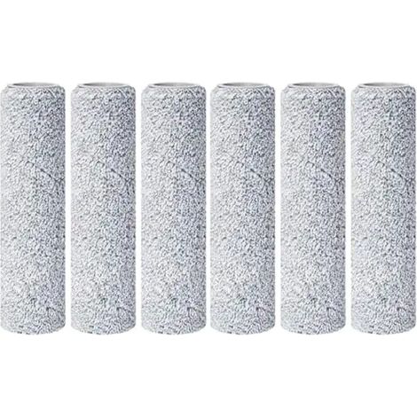 Adecuado para Ecovacs X11, accesorios para aspiradoras robot, rodillos, fregonas adecuado para la serie X8/X9/T80, fregonas de rodillo, paquete de 6. (1/5)