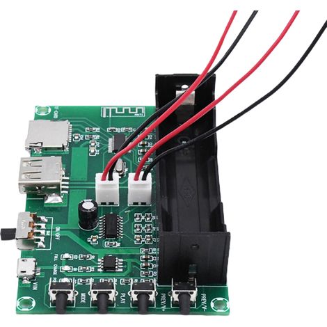 Bluetooth-Lautsprecher-Empfängerverstärker, Zweikanal-10-W-Digital-Bluetooth-Leistungsverstärkerplatine (1/5)