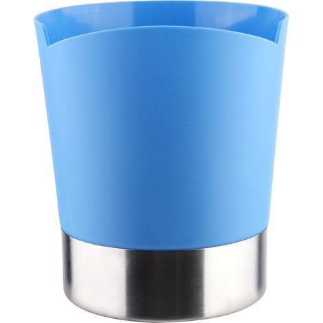 Aufbewahrungsbox für Besteck, Löffel, Gabel, Strohhalme mit Becherhalter für Café/Bar (Schwarz) (1/5)