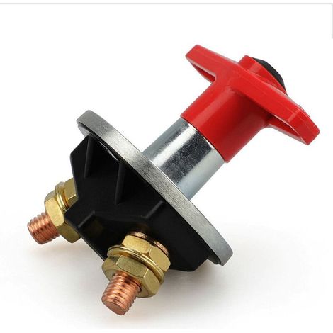 Interruttore di disconnessione dell'isolatore di batteria BDD, 12V-60V 300A universale con chiave fissa, interruttore di disconnessione dell'alimentazione della batteria dell'auto, interruttore di eme (1/4)