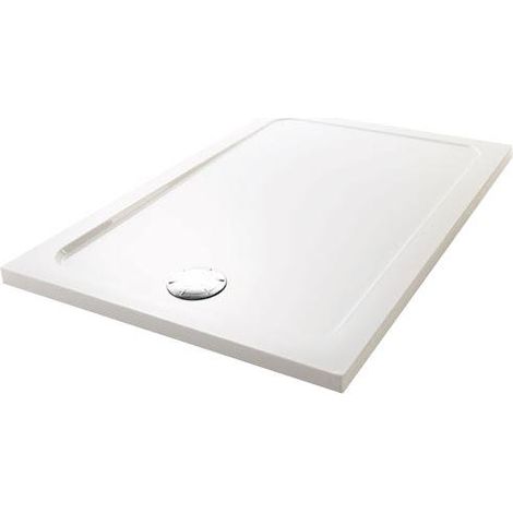 Mira Flight Shower Enclosure Tray Low Profile Rectangular Stone & Waste 1200x800