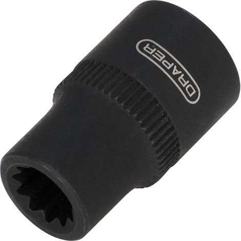 Draper 28201 Brake Caliper Socket 3/8""Sq Drive, 8mm, 11-Point (1/2)