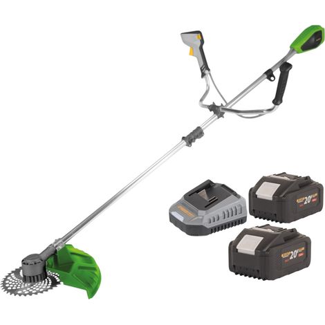Desbrozadora a batería Procraft PTA-31-BB de 20 V, 420 mm, sin escobillas + 2 baterías de 8,0 Ah + cargador (1/3)