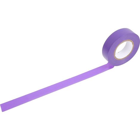 Toyvian Cinta Aislante para Cables Morada de PVC 19 MM X 20 M (1/5)