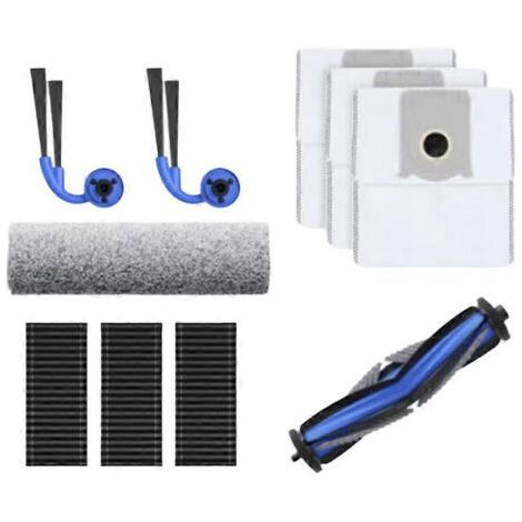 BARKBUSTERS Pour aspirateur robot ECOVACS X9 : brosse principale/latérale, filtre, rouleau de nettoyage, sac à poussière (1/5)