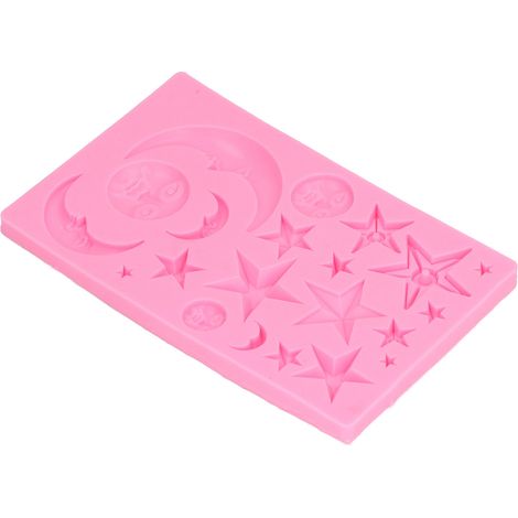 Sonne, Mond, Stern Kuchen Fondantformen Silikon Cupcake Dekorationsformen für Pudding Eiscreme (1/5)