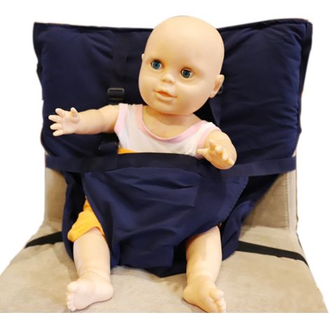 1 Ceinture de sécurité pour chaise bébé, réglable, lavable en machine, pliable, compatible chaises hautes et basses (1/5)