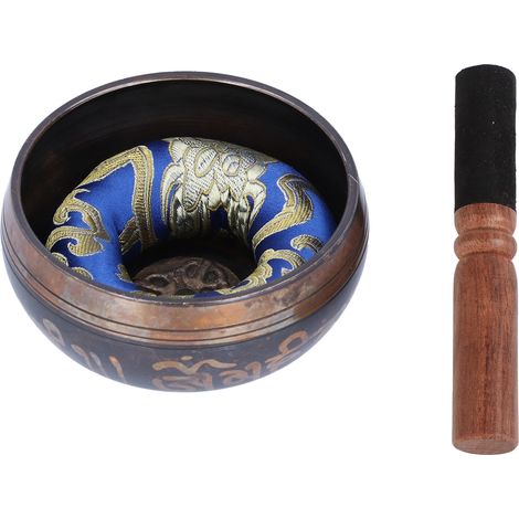 Bol chantant Bouddha en métal artisanal pour méditation yoga et relaxation cadeau zen (1/5)