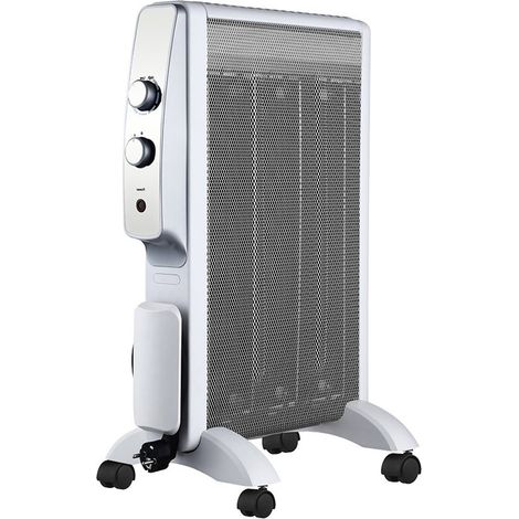 Radiador de mica Abrigo blanco/plata 1500W 3 elementos 61cm (1/2)