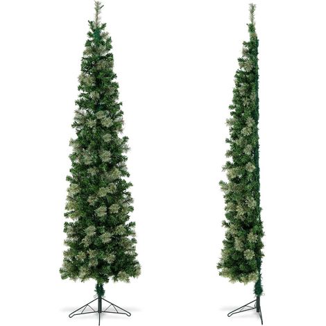 CASART7FT Half Christmas Tree with 403 Branch Tips & 150 Lights (1/5)