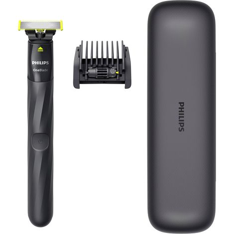 Philips QP1424/65 Bartschneider, Körperhaartrimmer, Präzisions Trimmer, Rasierer  Anthrazit