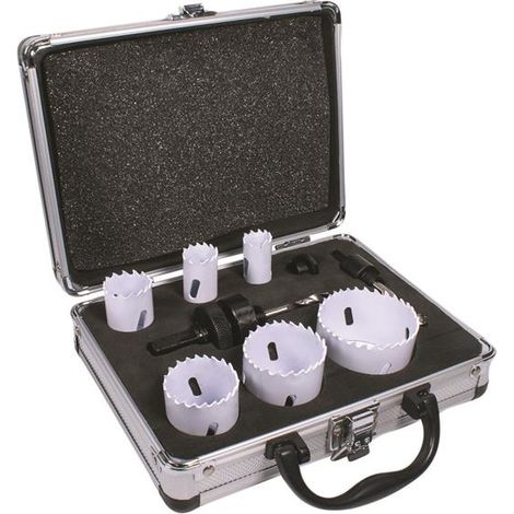 Mexco Bi-Metal Holesaw Set, 6 Piece Kit for Professionals