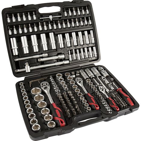 [NEUWERTIG] Meister Steckschlüssel Satz 1/4'' 3/8'' 1/2'' 179 Teilig Werkzeug Zubehör Set B-Ware