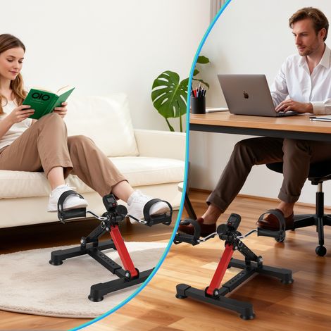 Wolketon Mini-Heimtrainer Pedaltrainer Armtrainer und Beintrainer Mini Fahrrad (1/5)