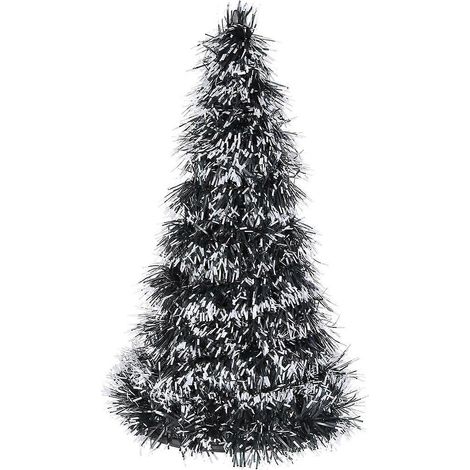 Mini sapin de Noël décoratif à faire soi-même, ornement de Noël créatif pour fête à la maison (bordure blanche)-White