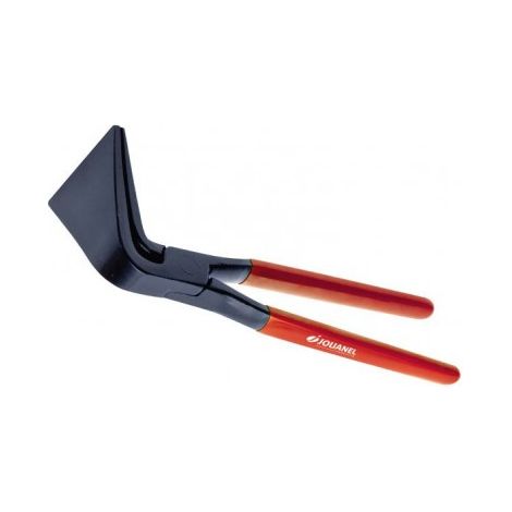 Jouanel – Pince coudée à 90° pour tôle – Acier durable – Poignée ergonomique en PVC – Largeur mâchoire 60 mm – Profondeur de pliage 54 mm (1/3)