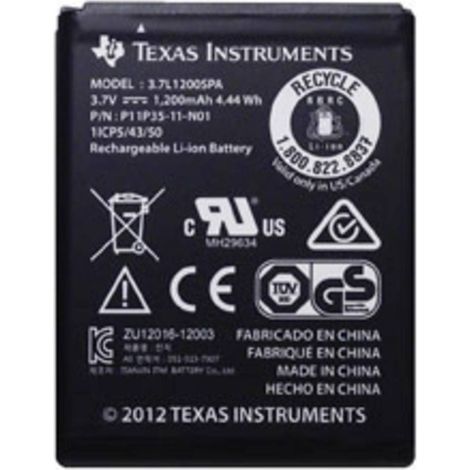 Texas Instruments N2BT-BKT-B Pack de piles pour calculatrices graphiques (l x H x P) 43 x 53 x 4.5 mm