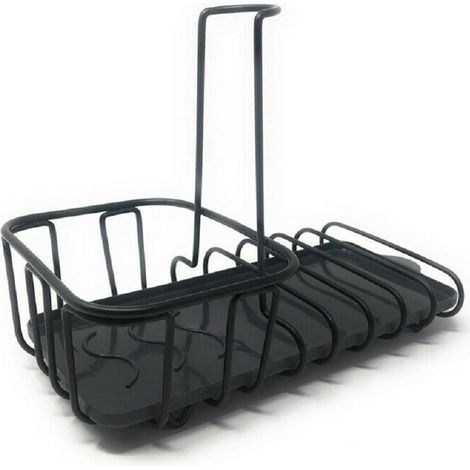 TrAdE Shop Traesio - Organizer Accessori Da Lavello Cucina Porta Spugnetta Spugne Con Sgocciolatoio - (1/2)