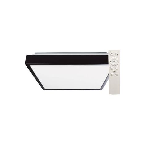Plafón techo LED Andra cuadrado 30W 3000K a 6500K regulable Negro (1/7)