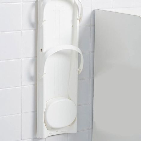 Organizzatore per ombrelli pieghevole, regolabile e rimovibile, da montare a parete, ideale per la decorazione di casa, ufficio e studio, per 4-5 ombrelli. (1/5)