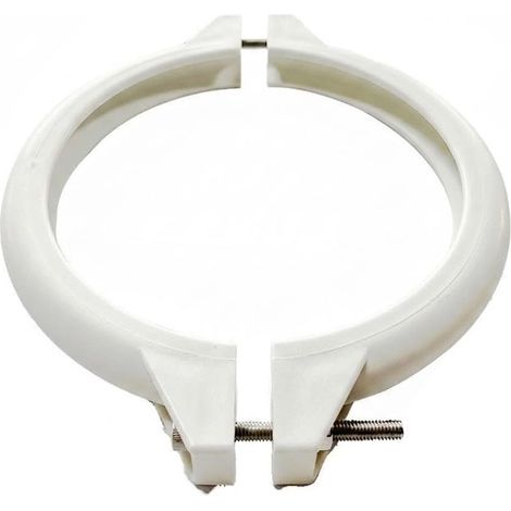 Bague de serrage de filtre de piscine pour pompe de filtre à sable – Kit de rechange avec bride en ABS robuste avec joint torique pour entretien de piscine hors sol 180 x 235 mm (blanc) (1/5)