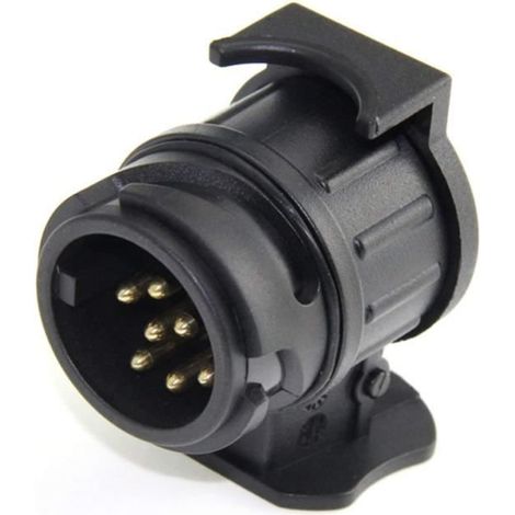 Prise connecteur 13 Broches - Voiture - Noir - Imperméable - Durable - Signal remorque (1/4)