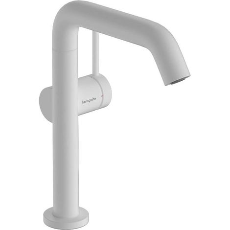 Hansgrohe Tecturis S - Miscelatore da lavabo, con sistema di scarico Push-Open, CoolStart, EcoSmart, bianco opaco 73364700 (1/2)