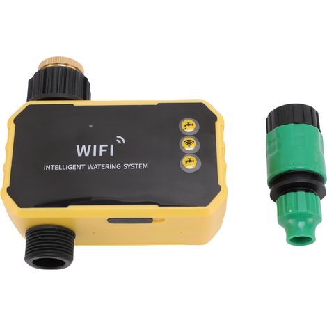 Ortviai Minuterie d'Arrosage Solaire WiFi Intelligente pour Jardin et Balcon – Résistant aux Pluies, Double Alimentation (1/5)